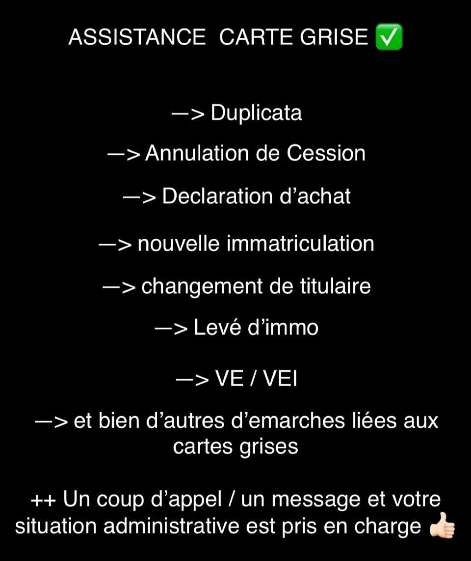 Minute Carte Grise  — photo 1