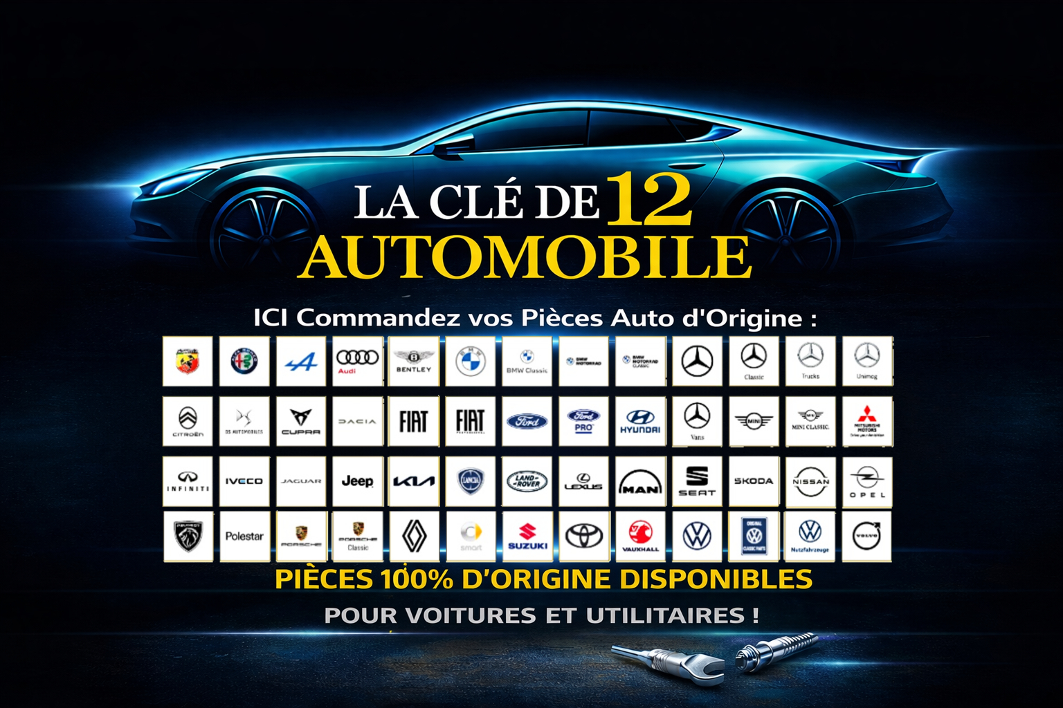 LA CLE DE 12 AUTOMOBLE 